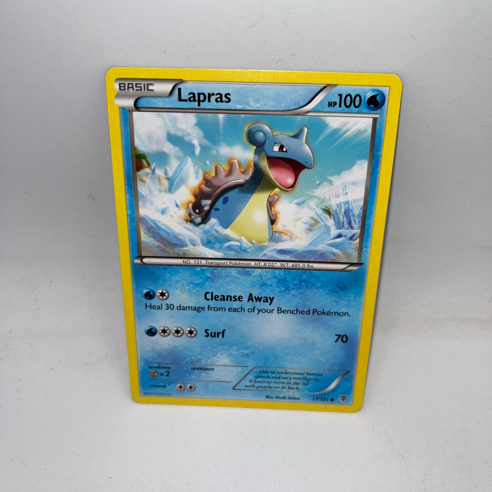 Lapras 17/101 Common Plasma Blast Pokemon Lightly Played