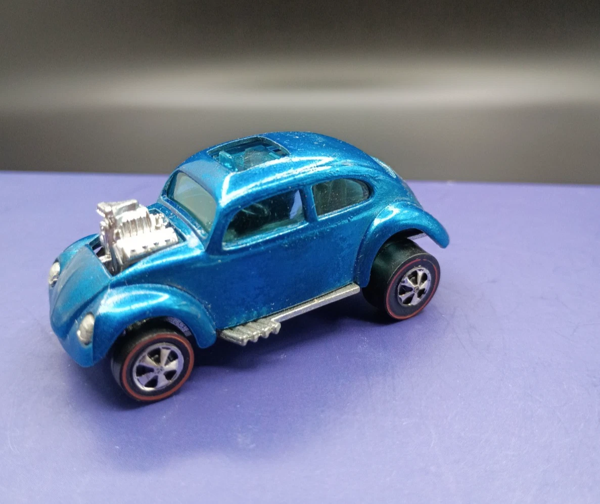 Hot Wheels Volkswagen Blue Vintage Manufacture Diecast Cars