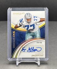 2025 PANINI IMMACULATE NFL II-JJT Jim Jeffcoat Dallas Cowboys Ink Auto /99