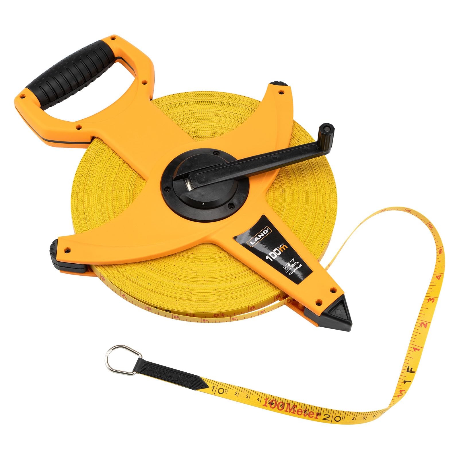 Open Reel Fiberglass Tape Measure - 330FT/100M by 1/2-Inch, 