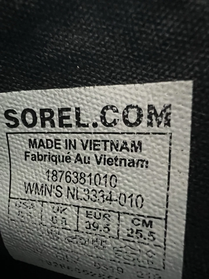 Botines Chelsea Sorel Harlow para mujer talla 9,5 NL3334-010 cuero negro 39,5 Foto 4 de 4