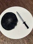 1966  Vintage GiJoe  Rare  Hasbro French Beret & Fighter Bayonet !!