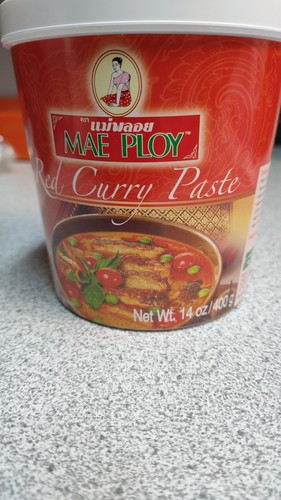 Mae Ploy Red Curry Paste, Authentic Thai Red Curry Paste For Thai ...