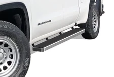APS Stainless Steel 6in Bar Fit 19-25 Chevy Silverado GMC Sierra Crew Cab