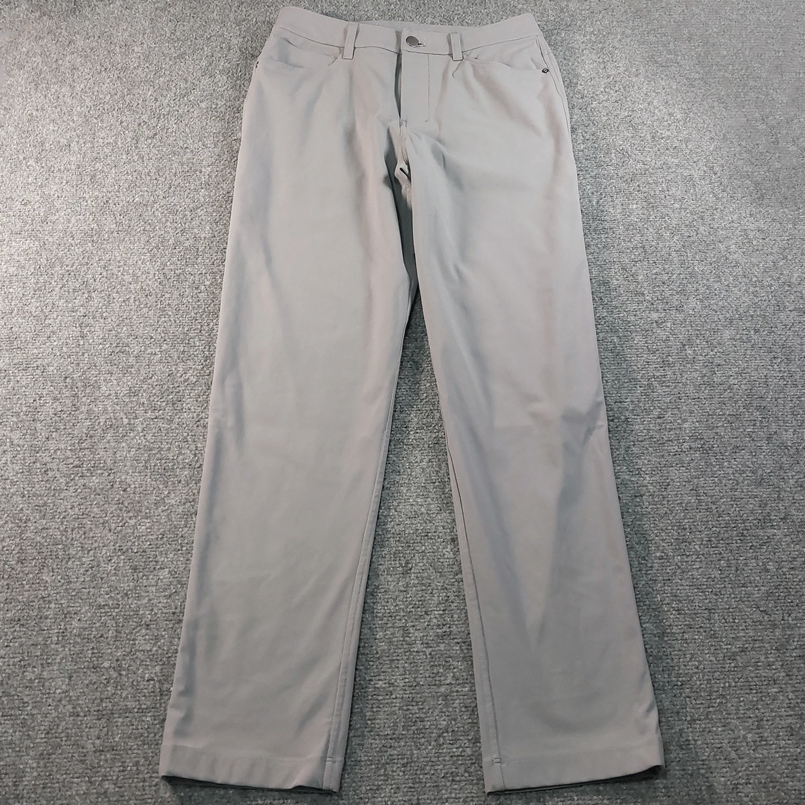 Lululemon ABC Classic 5 Pocket Pant Mens 28 (Fits 29) Gray Warpstreme Stretch