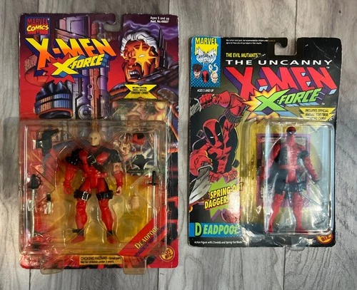SEALED Marvel Deadpool Figure Lot 1st Edition Vtg 1992 Toybiz X-FORCE X-Men 1995