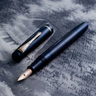 SUPER RARE 1940s Pilot Namiki Ebonite Tomeshiki Filler 12K Gold Nib Fountain Pen