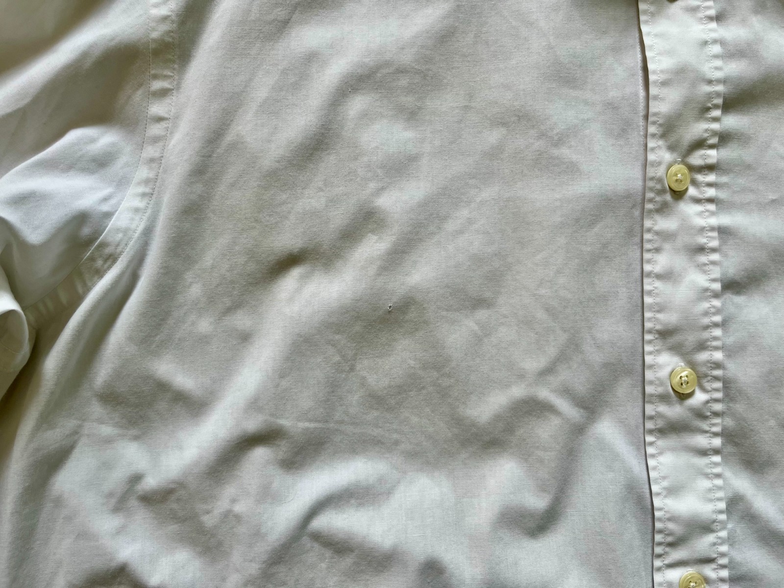 Camicia Yves Saint Laurent Pour Homme taglia 43 (XL) bianca mod dandy