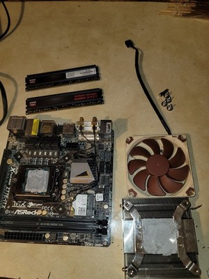 ASRock Z77E-ITX, LGA 1155, Intel Motherboard w/ 16GB DDR3 RAM, 256GB SSD, Extras