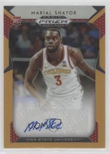 2019-20 Panini Prizm Draft Picks Neon Orange 73/125 Marial Shayok #54 Auto fm0