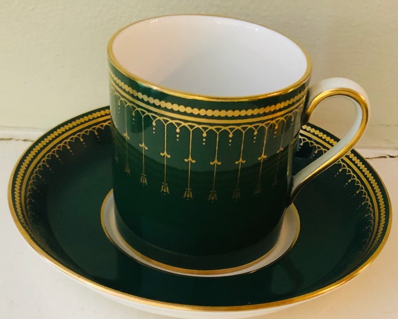 SPODE ROYAL WINDSOR DEMITASSE CUP & SAUCER 2 3/8"