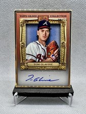 2024 Topps Gilded Gold Framed Hall of Famer Autographs Tom Glavine /50 Braves