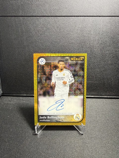 Jude Bellingham 2024-25 Topps Merlin Uefa Club Competitions Auto /50 #AU-JB