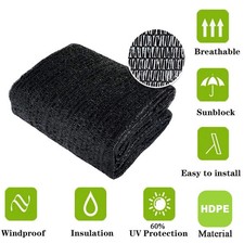 Shade Cloth 60 Fabric Resistant UV Net Mesh Tarp for Garden Greenhouse Barn