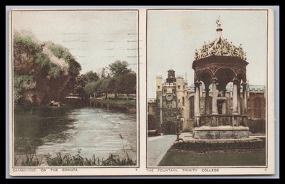 Ansichtskarte Cambridge / On the Granta / Trinity College / England