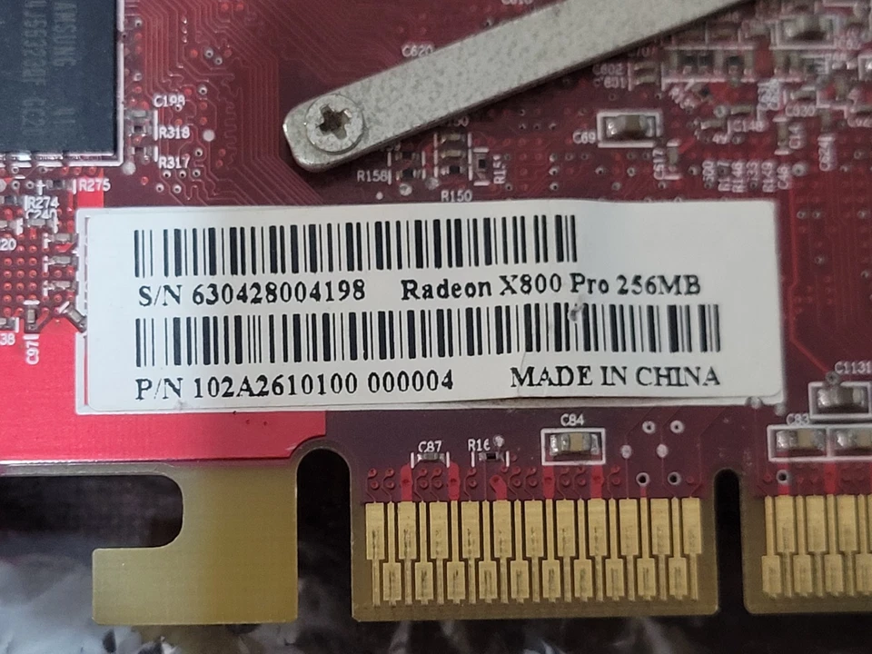 ATI Radeon X800 Pro 256 mb PN 109-A26100-01 102A2610100 - Immagine 3 di 4