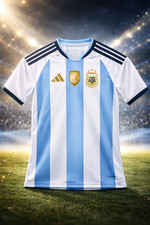 adidas Argentina World Cup 2022 Men's S Size Jersey, Blue/white 
