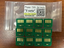 12 Toner Chip for Xerox Phaser 7500, 7500N Refill 1450 - 1447 METERED    