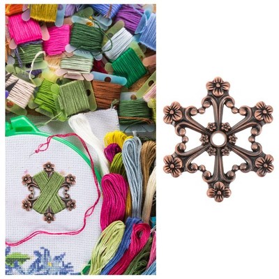 Nähgarn-Wickelplatte aus Zinklegierung, Nähgarn-Brett, DIY-Garn-Organizer