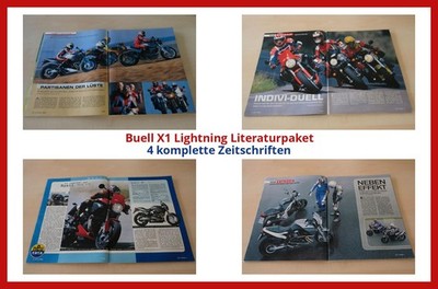 Buell X1 Lightning Literaturpaket - 4 komplette Zeitschriften