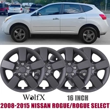16" Hub Cap Wheel Rim Covers For 2008-2015 Nissan Rogue / Rogue Select Set Of 4