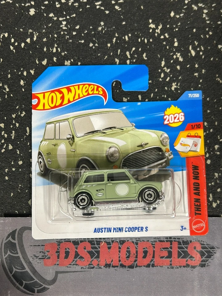 AUSTIN MINI COOPER S GREEN Hot Wheels 2026 C 1:64 **COMBINE POSTAGE**