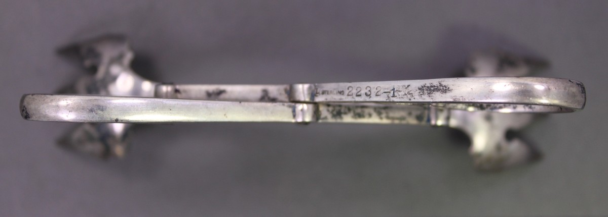 カルティエ　フォーク Pr Of Cartier Sterling Silver Mechanical Ice Tongs