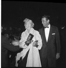 Dorothy Malone Richard Egan Vintage 1950's Original 2.25 x 2.25 Camera Negative