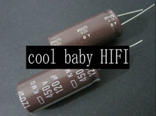 2pcs NCC Nippon Chemi-Con KMG 120mfd 450v 120uf electrolytic Capacitor 105C
