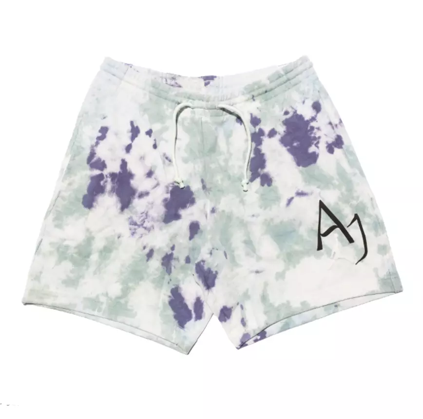 耐克 Air 男式 Jordan 百慕大短裤白色/浅蓝色/紫色 DM1871-366 尺码:XL