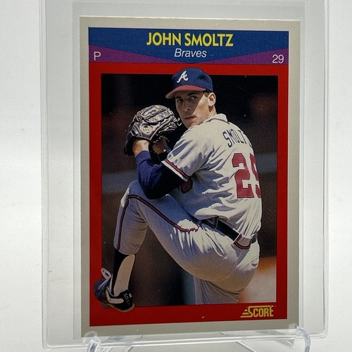 1990 Score 100 Superstars John Smoltz Baseball Card 35 Mint FREE