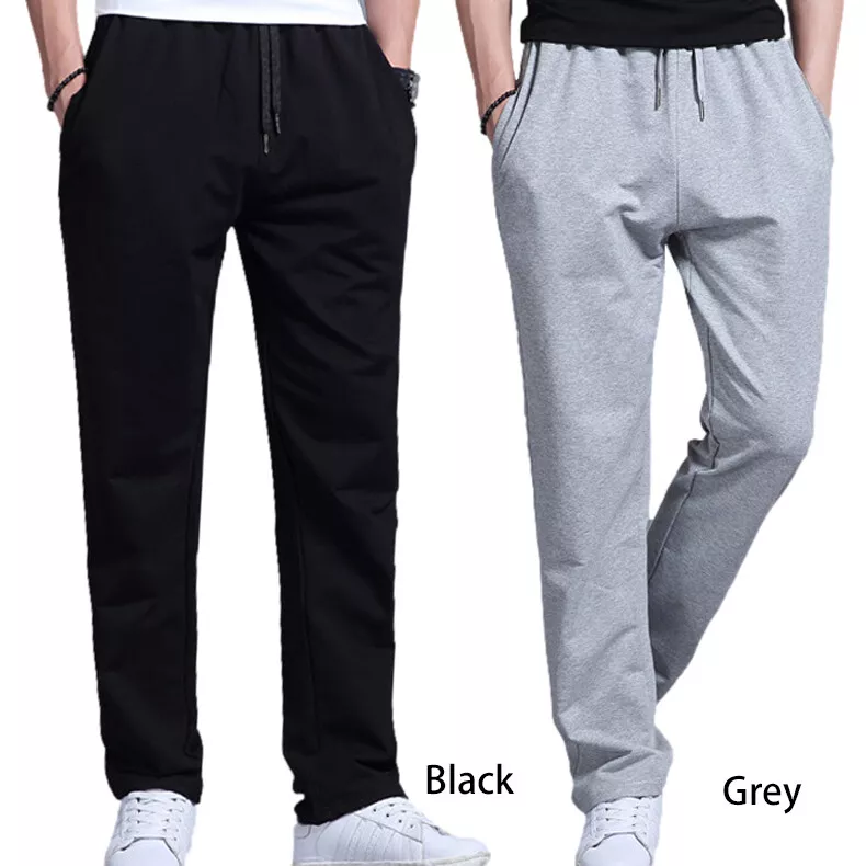 Men Fleece Thicken Casual Sports Track Pants Trousers Fitness Plus Size M 5XL