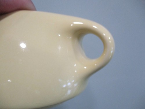 IROQUCKS CASUAL CHINA BY RUSSEL WRIGHT USA SOFT YELLOW CREAMER PITCHER ART DECO - Picture 7 of 8