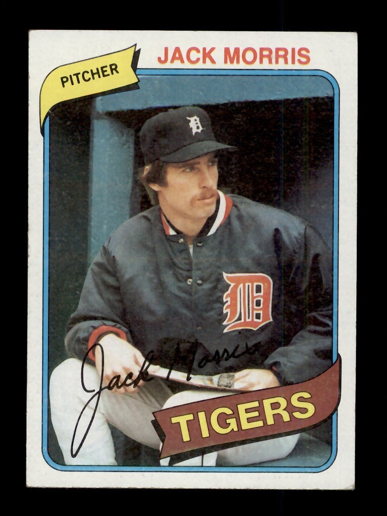 1980 TOPPS #371 JACK MORRIS DETROIT TIGERS