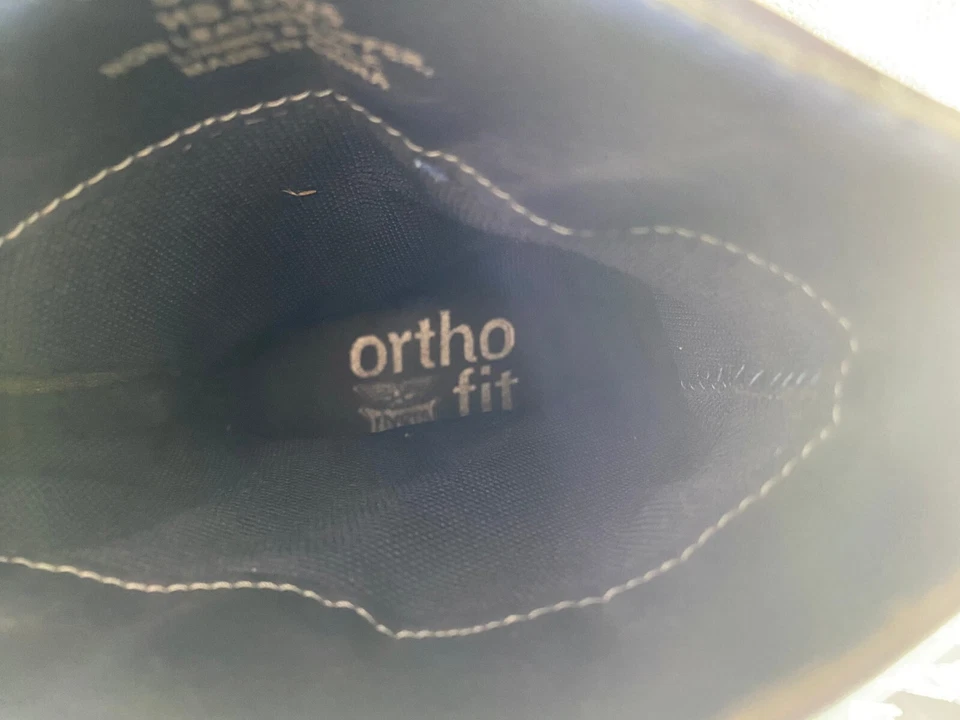 Womens Zip Up Boot EU 41 Patch Work Ortho Fit Pull On - image 3 of 4