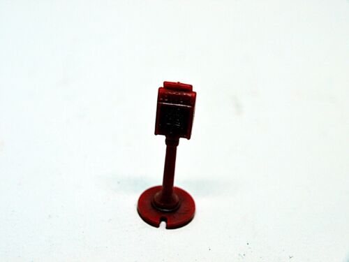 Plasticville Post Office Red Mail Box  O-S Scale - Afbeelding 1 van 1