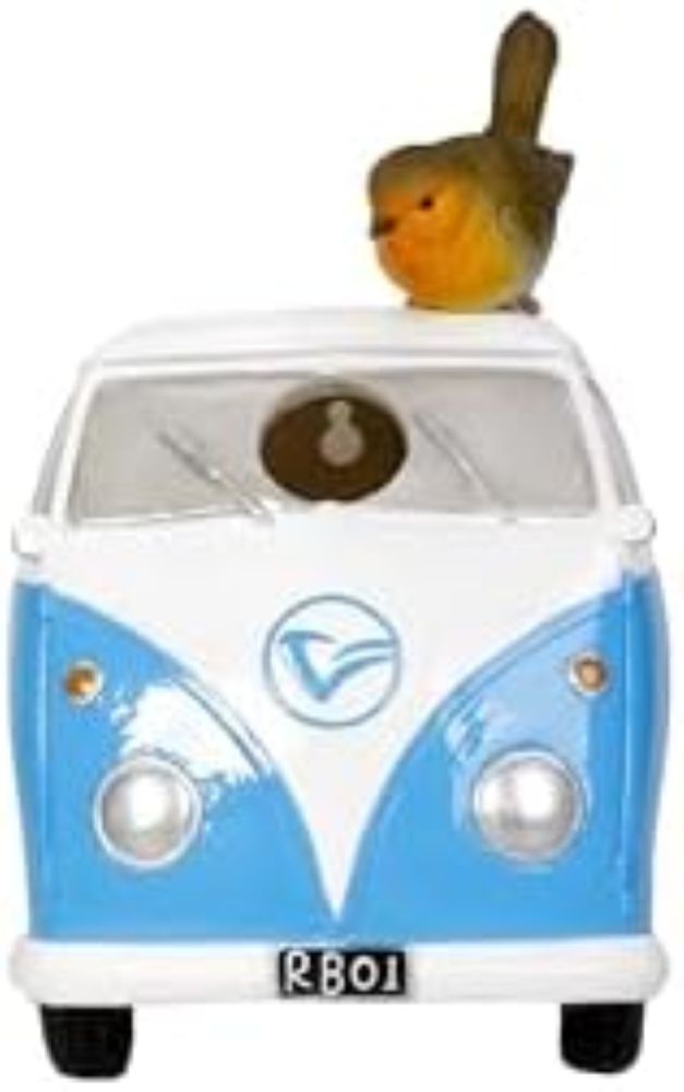 Vivid Arts - Camper Van/Robin Birdhouse - XBC-BH88-D