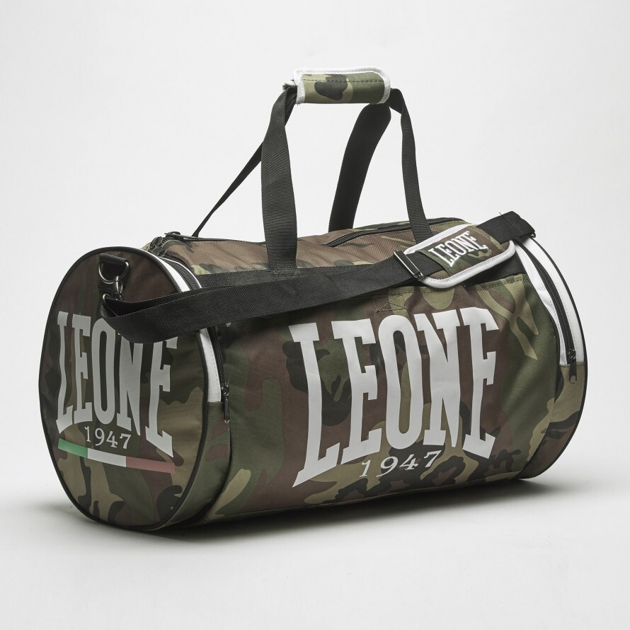 Leone 1947 Borsone Camouflage, Unisex - Art. AC906-16 (Verde Camo)