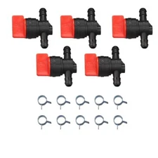 698183 Inline Fuel Shutoff AM107340 AM36141 Gas Line Shut off Valve 5 Packs