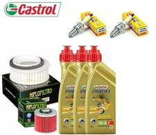 TAGLIANDO YAMAHA XVS DRAG STAR 650 1997 2004 CASTROL 10W40 F. OLIO ARIA CANDELE