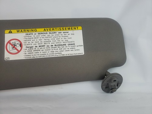 03 04 05 Toyota 4Runner Passenger Sun Visor Interior Roof Block 74310-3D04 GRAY - Picture 3 of 10