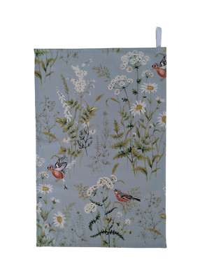 Blue Finch Vögel Gänseblümchen Blumen Geschirrtuch Küche Geschirrtuch