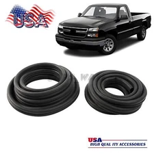 2 Front Body Mounted Door Weatherstrip Seal For Sierra Silverado Tahoe 1999-2006