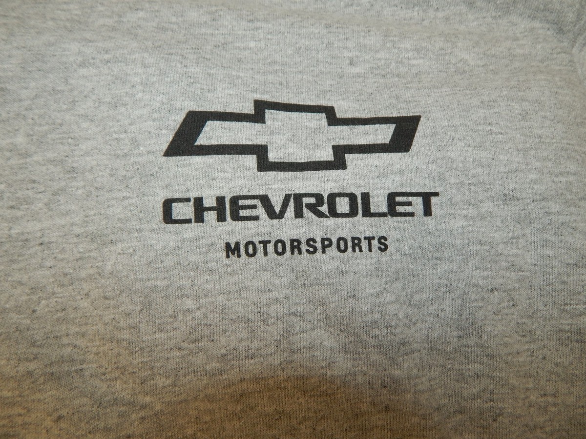 Chevrolet T Shirt Mens Medium Grey Short Sleeve Graphic Team