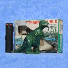 1960s Remote Control TYRANNOSAURUS in BOX Battery Toy T-REX SCARCE!