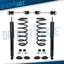 Rear Struts Coil Spring Sway Bars Kit for Crown Victoria Grand Marquis Town Car