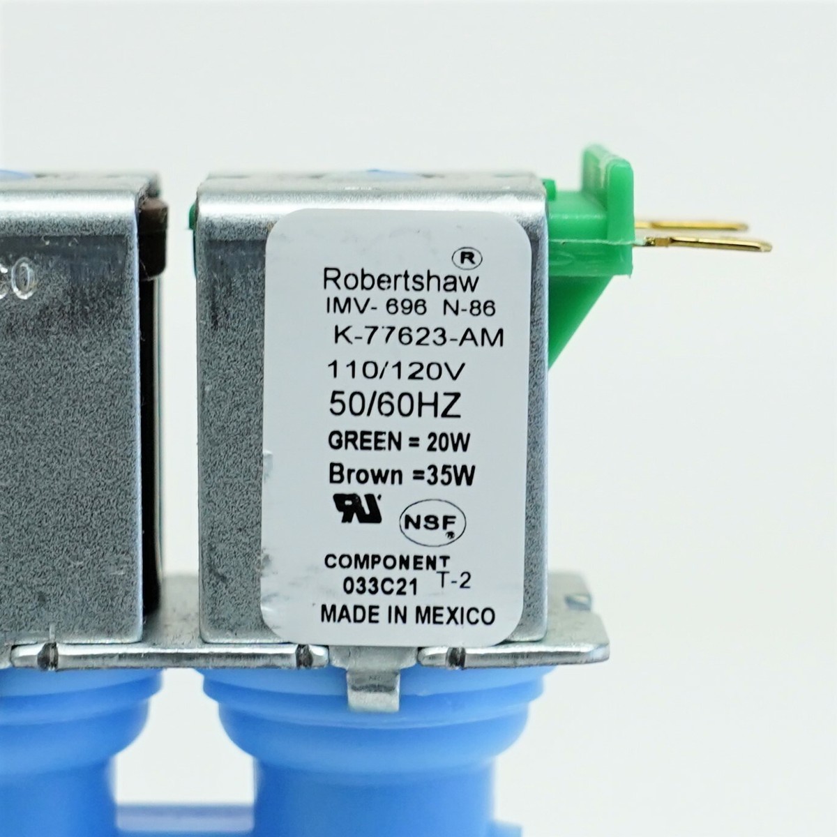 Robertshaw Water Valve Kit For Whirlpool WP2188808 – Fits Kenmore, KitchenAid, Maytag