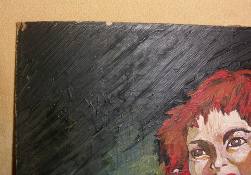 Original 1962 Phil Price Judy Garland Oil Painting on Board Performing as a Hobo - Picture 5 of 12
