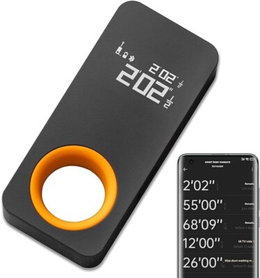 Laser Measurement Tool with Bluetooth, 98ft Laser Distance Measure, ±1/16-inch A