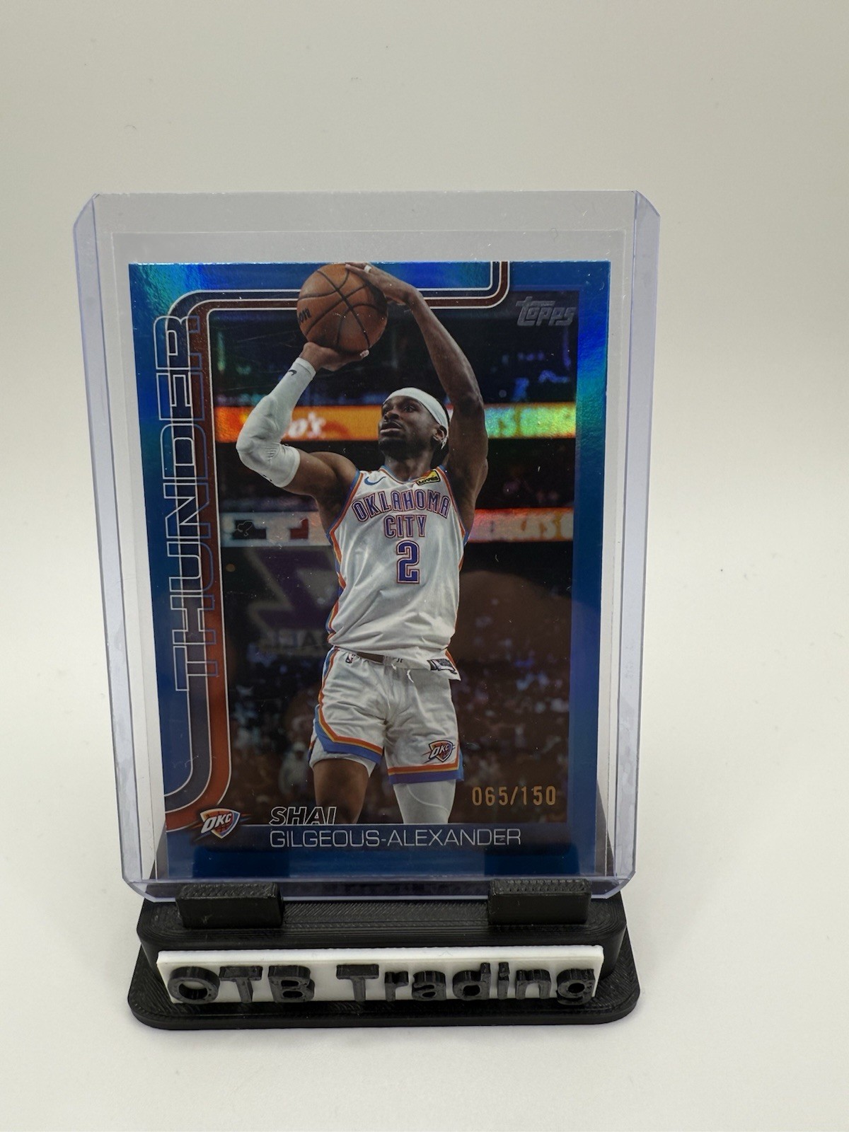 2025-26 Topps - Shai Gilgeous-Alexander #115 - Blue Holofoil 036 /150